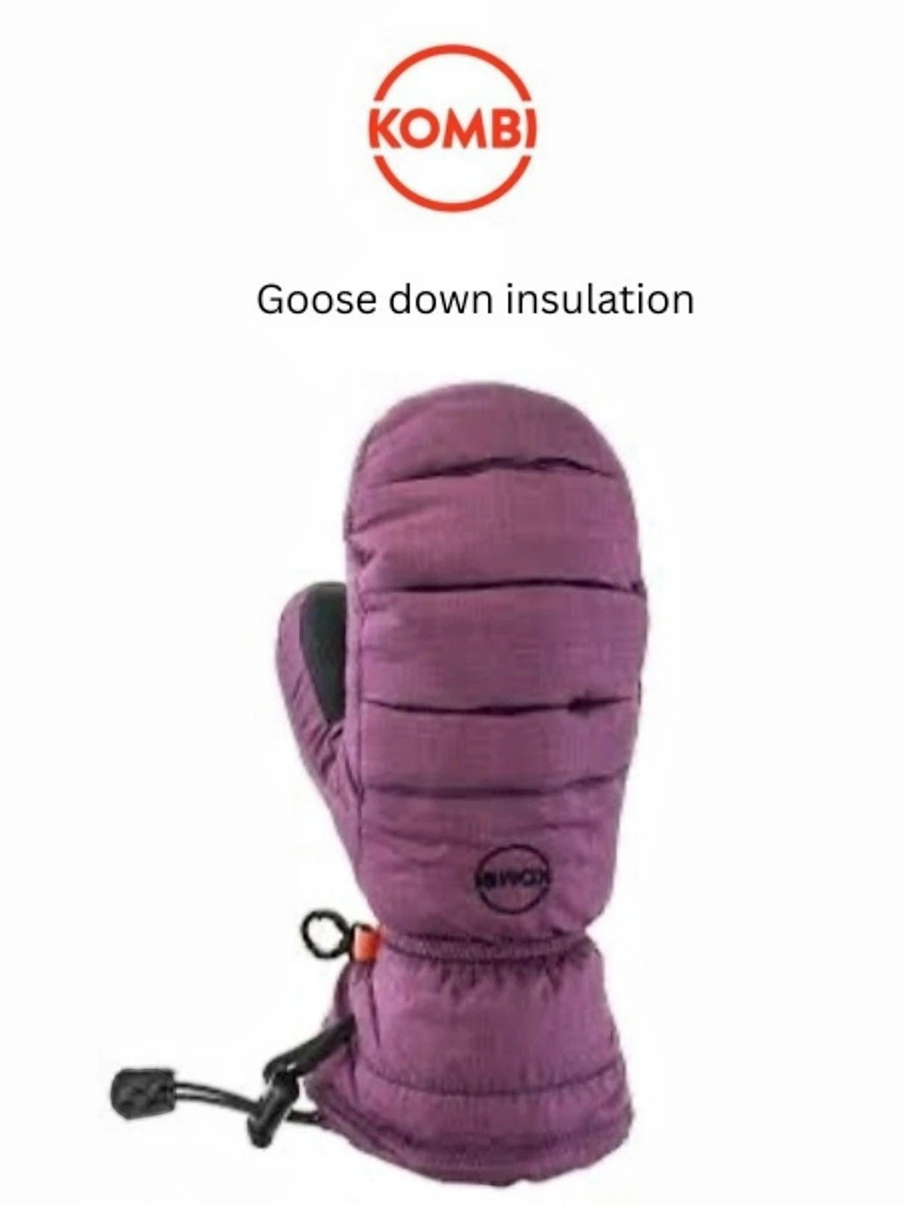 Kombi Purple Insulated Mittens goose down